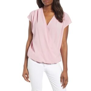 Gibson Draped Faux Wrap Top